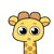 girafe animée